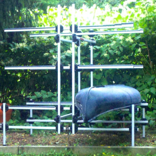 Dynamic Double Tree 6 Bay Rack for Canoes, Kayaks, SUP Boards