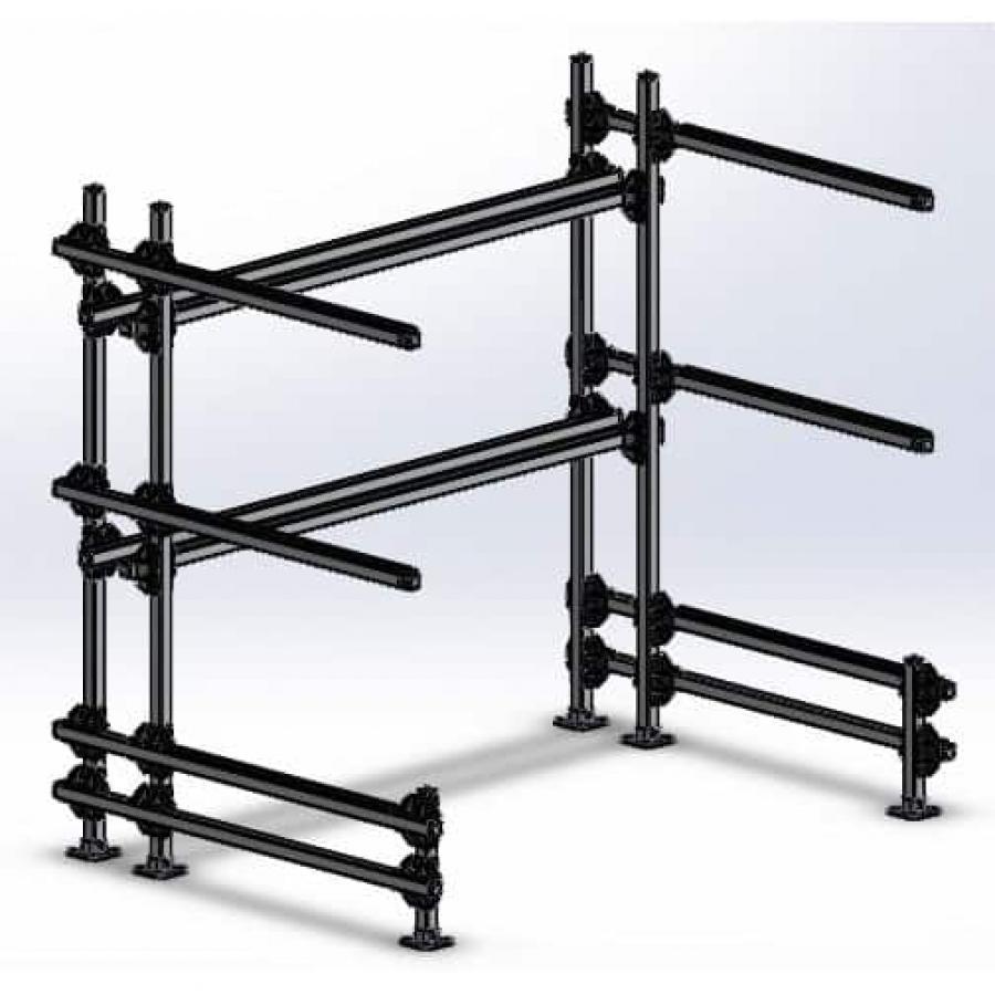 Dynamic Single Tree 3 Bay Rack for Canoes, Kayaks, SUP Boards