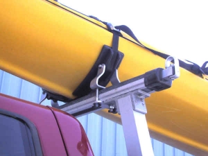 Universal Kayak Saddle Set consists of 4 Saddle brackets to fit one kayak.  Use on NSC-2, TT-2 Racks and many other roof, truck and trailer racks. Made in the USA.