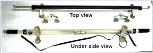 Universal Roof Rack for cars.  Quickly installs on virtually all models of car, truck cabs, and autos. Carries Canoes, Kayaks, Boats, Sailboats. Loading bars make it easy for one person to load boats. Made in the USA