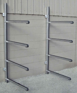 Trailex 4 Bay Wall Rack for Canoes, Kayaks, SUP Boards