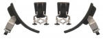 Universal Kayak Saddle Set consists of 4 Saddle brackets to fit one kayak.  Use on NSC-2, TT-2 Racks and many other roof, truck and trailer racks. Made in the USA. 
