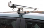 Universal Roof Rack for cars.  Quickly installs on virtually all models of car, truck cabs, and autos. Carries Canoes, Kayaks, Boats, Sailboats.