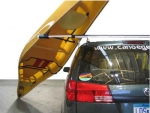 Universal Roof Rack for cars.  Quickly installs on virtually all models of car, truck cabs, and autos. Carries Canoes, Kayaks, Boats, Sailboats.