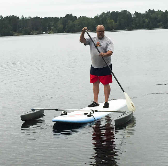 SUP Stabilizer  - with Hydrodynamic  Floats