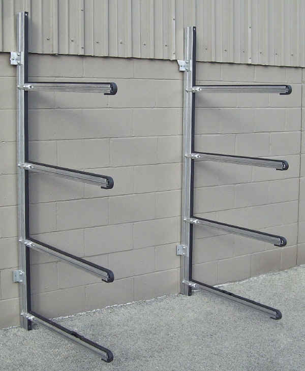 Trailex 4 Bay Wall Rack for Canoes, Kayaks, SUP Boards