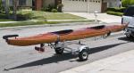 Trailex SUT-350-S Trailer for Long Canoes or Kayaks, such as Freighter Canoes and Sea Kayaks.
