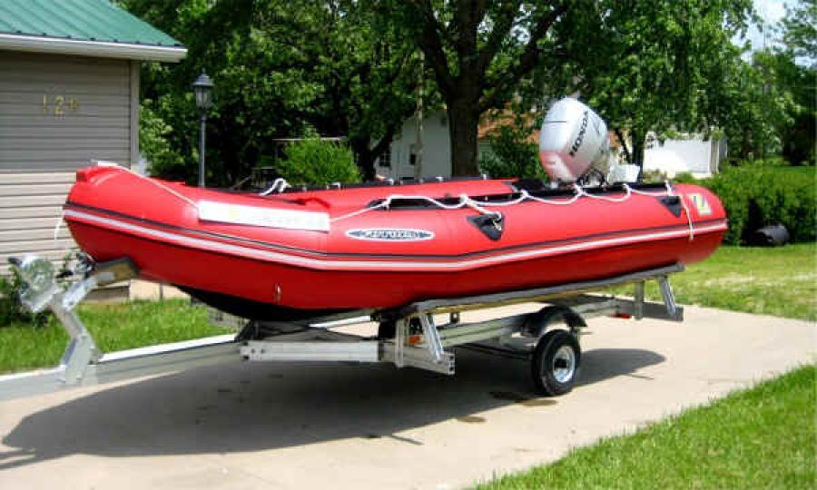 Trailex Trailer for  Larage Inflatable Boats